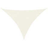 Cumpara ieftin Parasolar, crem, 4x5x5 m, tesatura oxford, triunghiular