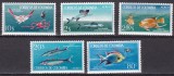 Columbia 1966 fauna marina pesti MI 1078-1082 MNH