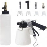 Kraft&amp;Dele KD1457 Dispozitiv Aerisire/Schimb Lichid Frana, Pneumatic, 0.75L, 6-12 bar, 180 l/min, 1/4