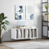 vidaXL Comodă discuri, alb, 100x38x48 cm, lemn prelucrat