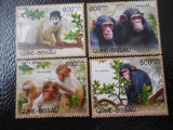 Guineea Bissau-Fauna,maimute-serie completa ,MNH, Nestampilat