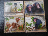 Guineea Bissau-Fauna,maimute-serie completa ,MNH