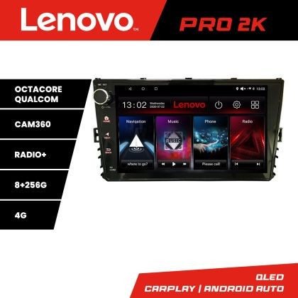 Navigatie VW masini dupa 2018 Android radio gps internet 8 core QLED 2K 8+256 360 Lenovo CarStore Technology