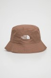The North Face palarie cu doua fete Sun Stash culoarea maro, NF00CGZ058W1