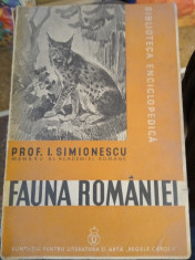 I. Simionescu - Fauna Romaniei foto