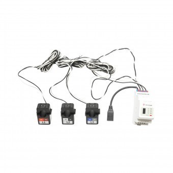 Kit releu putere, Split Core GM3000 300A/5A GOODWE smart meter , trifazic 3x230V, 400V, 120A/40mA cu siguranta digitala, transformator foto