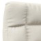 Scaun de podea pliabil, crem, material textil - 6