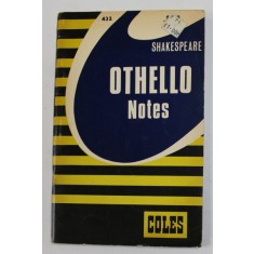 NOTES OF SHAKESPEARE &#039;S &#039;&#039; OTHELLO &#039;&#039; by M.J. CHRISTIE , 1976