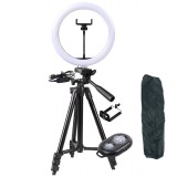 Trepied universal telefon,camera,Ring Light 102 cm + lampa 26 cm + accesorii