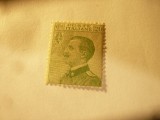 Timbru Italia 1925 Rege V.Emanuel III 20C verde sarniera