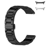 Curea ceramica, compatibila Samsung Galaxy Watch Ultra2, telescoape Quick Release, 22mm, Negru