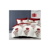 Cumpara ieftin Lenjerie de Pat Bumbac Finet, 6 Piese, Pat Dublu - Gr-368