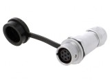 Mufă SF12 mamă 7 pini IP67 5A pentru cablu