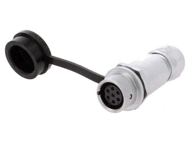 Mufă SF12 mamă 7 pini IP67 5A pentru cablu