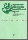 Cumpara ieftin Aspecte Teoretice Si Experimentale In Studiul Literaturii - Constantin Parfene
