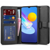 Husa Tech-Protect Wallet Wallet pentru Vivo Y72 5G Negru, Silicon
