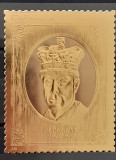 Cumpara ieftin Staffa scotland Regele George VI, 8 &pound;,foita aur 23 k , 1v. nestampilat