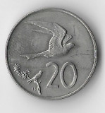 Moneda 20 cents 1987 - Cook, Australia si Oceania, Nichel