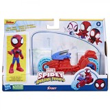 SPIDEY PRIETENII EXTRAORDINARI SET MOTOCICLETA SI FIGURINA SPIDEY 10CM SuperHeroes ToysZone, Hasbro