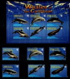 Grenada Carriacou 2010 Whales set + perf sheet Mi.4599-04+B641 MNH M.247, Nestampilat