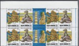 ROMANIA 1994 LP 1360 a EXPOZITIA FILATELICA ROMANO-CHINEZA BLOC 4 SERII+2 VG.MNH, Nestampilat