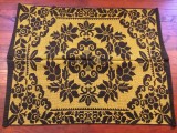 arta / traditie / rustic / design - Cuvertura , Macat , Scoarta , Patura taraneasca realizata manual la razboiul de tesut !