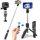 Selfie stick cu trepied si telecomanda Asteroid GSM L02, 100cm