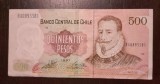 Bancnota Chile - 500 Chile 1997