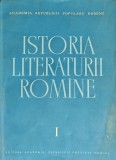 Istoria literaturii romane (volumul 1). Folclorul. Literatura romana in perioada feudala (1400-1780) - 1964 (G311)