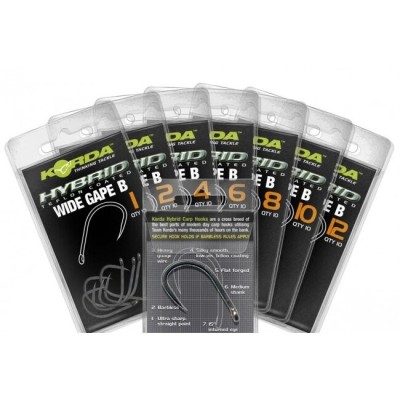 Carlige Korda Wide Gape Barbless Nr.6 10buc/plic foto