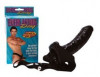 Strap-On Barbati Negru Seven Creations, Dildo PVC 18cm, Ham Ajustabil, Sex Shop
