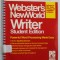 WEBSTER &#039;S NEW WORLD WRITER , STUDENT EDITION , 1989
