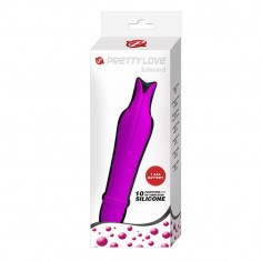 Edward - Vibrator stimulator clitoris, mov, 14.5 cm