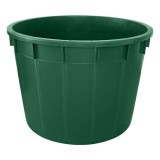 Butoi / cada plastic, fara capac, 1000 litri, verde, D 134 cm