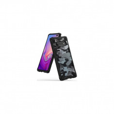 Husa Samsung Galaxy S10 Plus Ringke FusionX Camo Negru foto