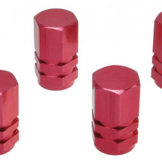Set capacele auto Automax pentru ventil hexagon rosu, 4 buc. AutoDrive ProParts