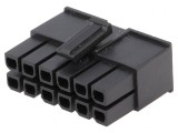 Mufă cablu-cablu/PCB mamă Mega-Fit 5,7mm 12 pini 23A, MOLEX