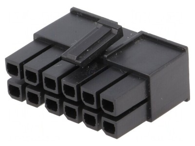 Mufă cablu-cablu/PCB mamă Mega-Fit 5,7mm 12 pini 23A foto