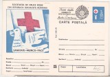 bnk cp Societatea de Cruce Rosie RSR - marca fixa - stampila ocazionala Congres Bucuresti 1989