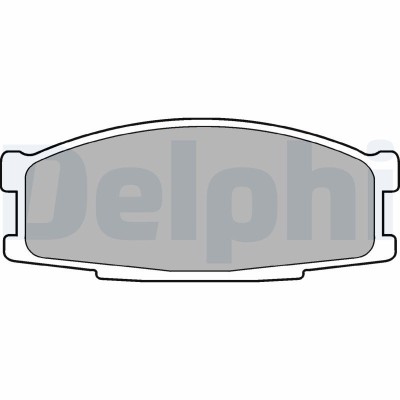 DELPHI LP981 set placute frana disc foto