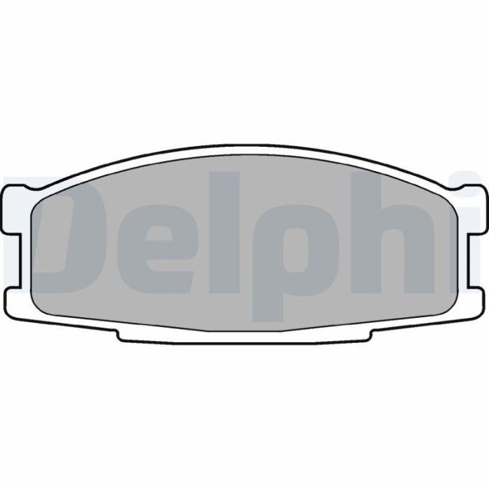 DELPHI LP981 set placute frana disc