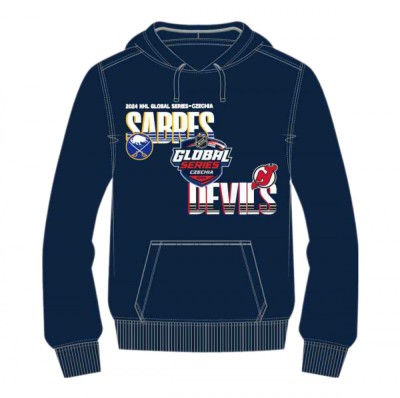 NHL produse hanorac cu glugă pentru copii 2024 Czechia Buffalo Sabres vs New Jersey Devils Match-Up Pullover Hoodie - Dětsk&amp;eacute; L (11 - 12 let) foto
