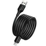 Cablu Date si Incarcare USB-A - microUSB HOCO X120, 18W, 1m, Negru