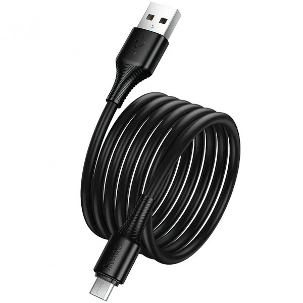 Cablu Date si Incarcare USB-A - microUSB HOCO X120, 18W, 1m, Negru