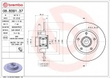 Disc frana spate BREMBO 08.B391.37