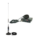 Statie radio CB PNI Escort HP 8001L ASQ cu Antena Magnetica PNI S75, 40 canale AM/FM, ASQ Reglabil