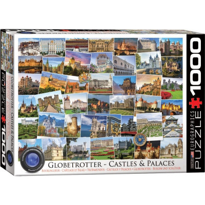 Puzzle 1000 piese Globetrotter Castles and Palaces foto