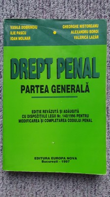 Drept penal, partea generala, Vasile Dobrinoiu, Ilie Pascu, 1997, 566 pagini foto