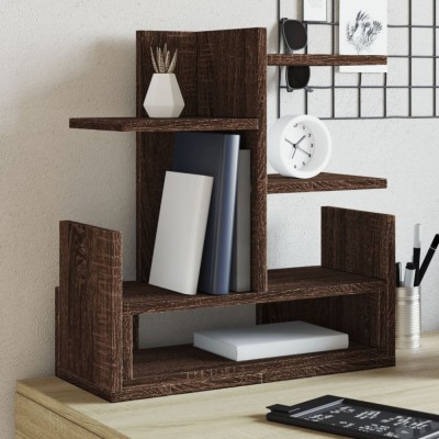 vidaXL Organizator birou, stejar maro, 49x20x52,5 cm lemn prelucrat foto