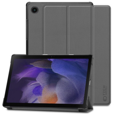Husa Tech-Protect Smartcase pentru Samsung Galaxy Tab A8 10.5 X200/X205 Gri foto